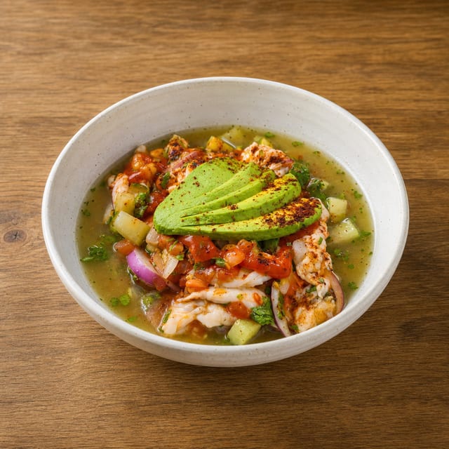 Shrimp Ceviche.